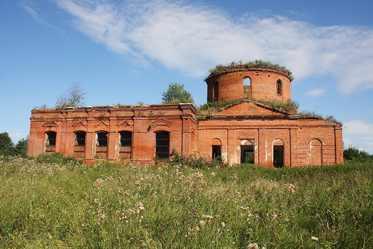 фасады. Церковь Иоанна Богослова, Подлесное (Рязанский район, Рязанская область)