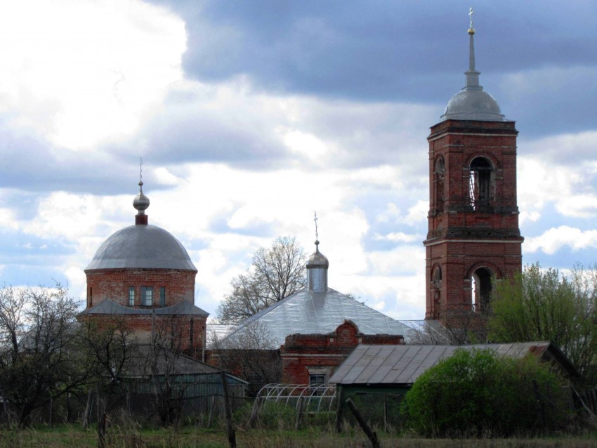 Казарь. Церковь Успения Пресвятой Богородицы. фасады, вид с севера