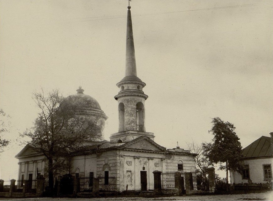 Церковь Успения Пресвятой Богородицы в Деревеньках, Льгов (Льговский район, Курская область). архивная фотография, Фото 1950 года из фондов Курского областного краеведческого музея