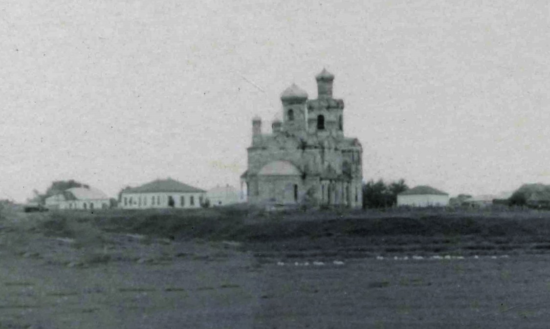 Церковь Покрова Пресвятой Богородицы, Банищи (Льговский район, Курская область). архивная фотография, Частная коллекция. Фото 1970-х годов
