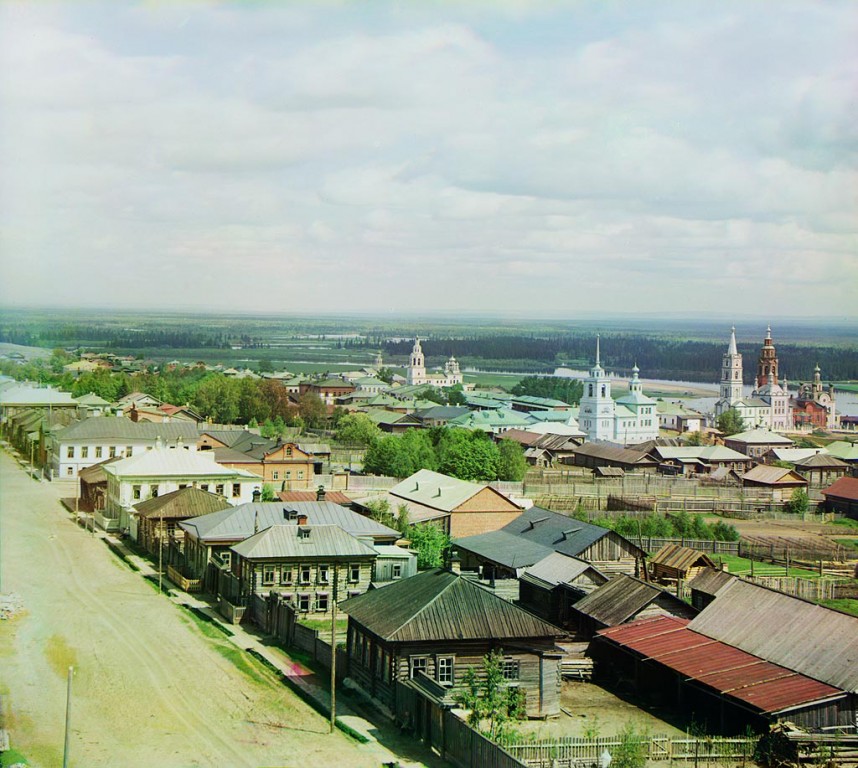 Воскресенский монастырь, Чердынь (Чердынский район, Пермский край). архивная фотография, Прокудин-Горский С.М. Библиотека Конгресса  фото 20690    