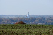 Пайгармский Параскево-Вознесенский женский монастырь, Вид на монастырь с трассы Саранск - Пенза<br>, Пайгарма, Рузаевский район, г. Рузаевка, Республика Мордовия