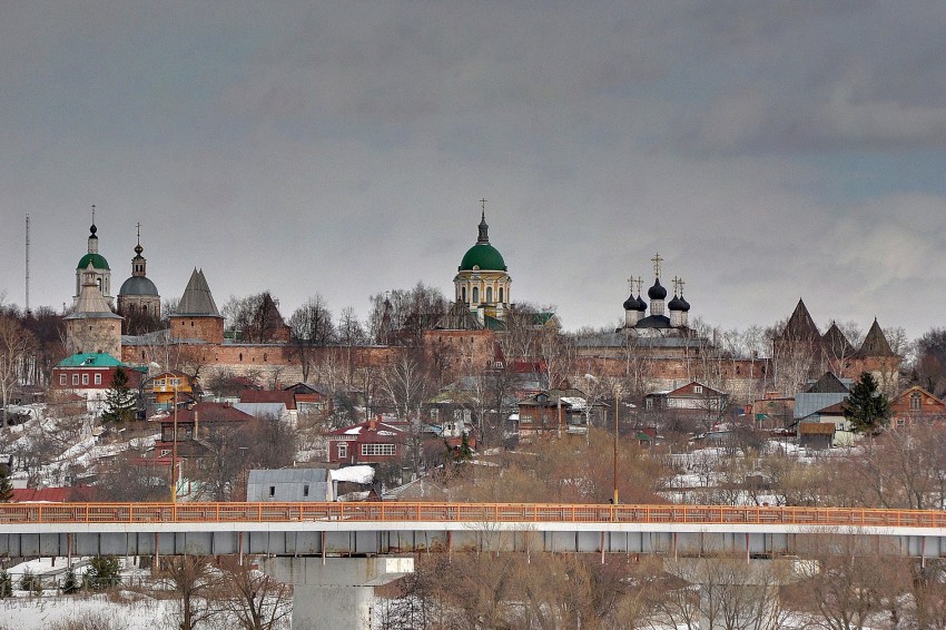 Кремль, Зарайск (Зарайский городской округ, Московская область). общий вид в ландшафте
