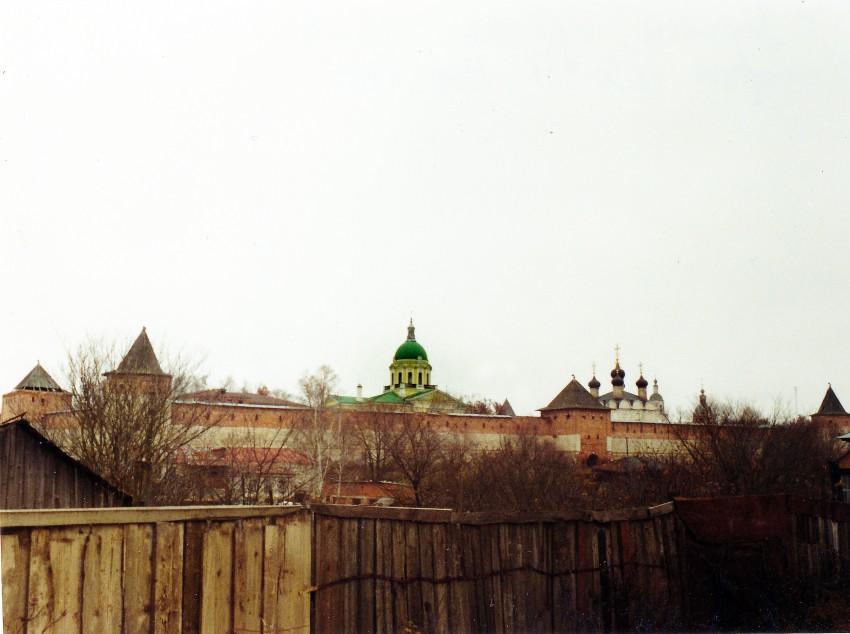 Кремль, Зарайск (Зарайский городской округ, Московская область). общий вид в ландшафте