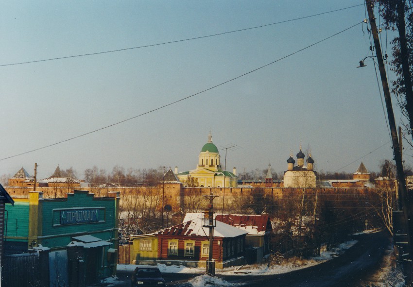 Кремль, Зарайск (Зарайский городской округ, Московская область). общий вид в ландшафте