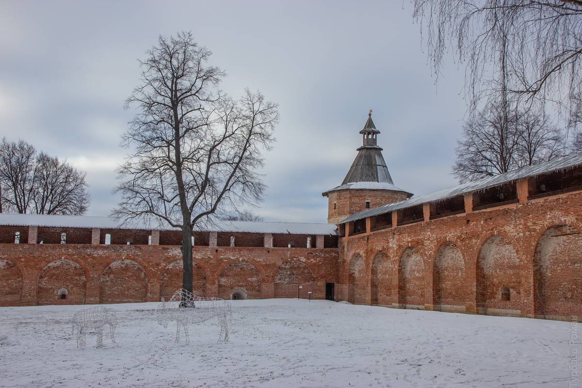 Караульная башня, фасады. Кремль, Зарайск (Зарайский городской округ, Московская область)
