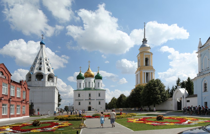 Кремль, Коломна (Коломенский городской округ, Московская область). общий вид в ландшафте