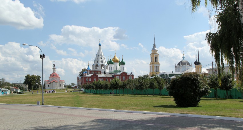 Коломна. Кремль. общий вид в ландшафте