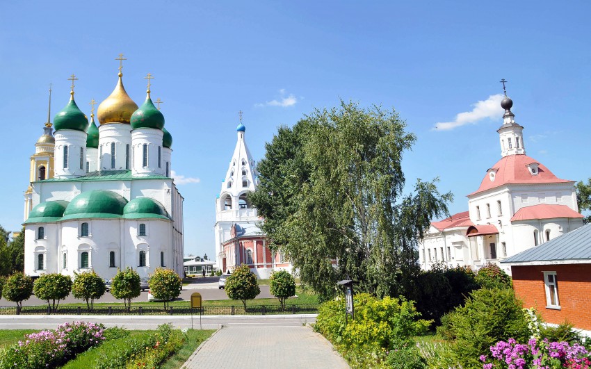 Кремль, Коломна (Коломенский городской округ, Московская область). общий вид в ландшафте