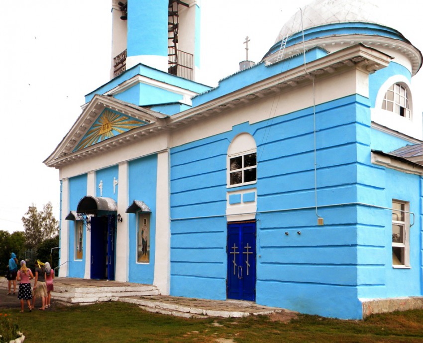 Льгов. Церковь Успения Пресвятой Богородицы в Деревеньках. архитектурные детали