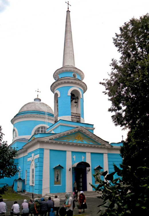 Льгов. Церковь Успения Пресвятой Богородицы в Деревеньках. фасады