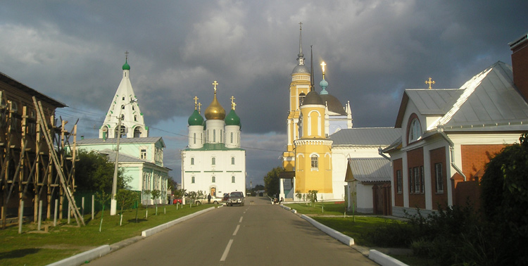 Кремль, Коломна (Коломенский городской округ, Московская область). общий вид в ландшафте