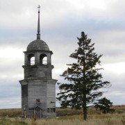 Церковь Вознесения Господня, колокольня, вид с востока<br>, Пияла, Онежский район, Архангельская область