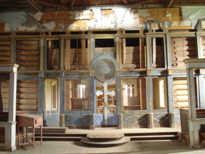 Церковь Вознесения Господня, Пияла (Онежский район, Архангельская область). интерьер и убранство