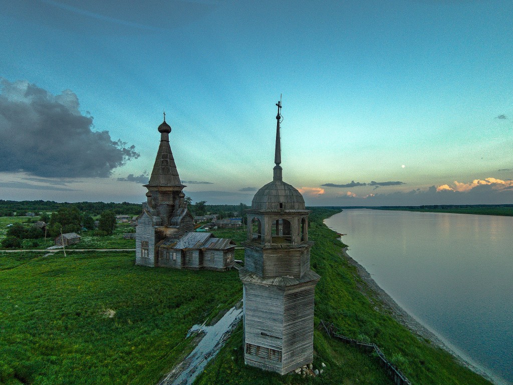 Церковь Вознесения Господня, Пияла (Онежский район, Архангельская область). фасады