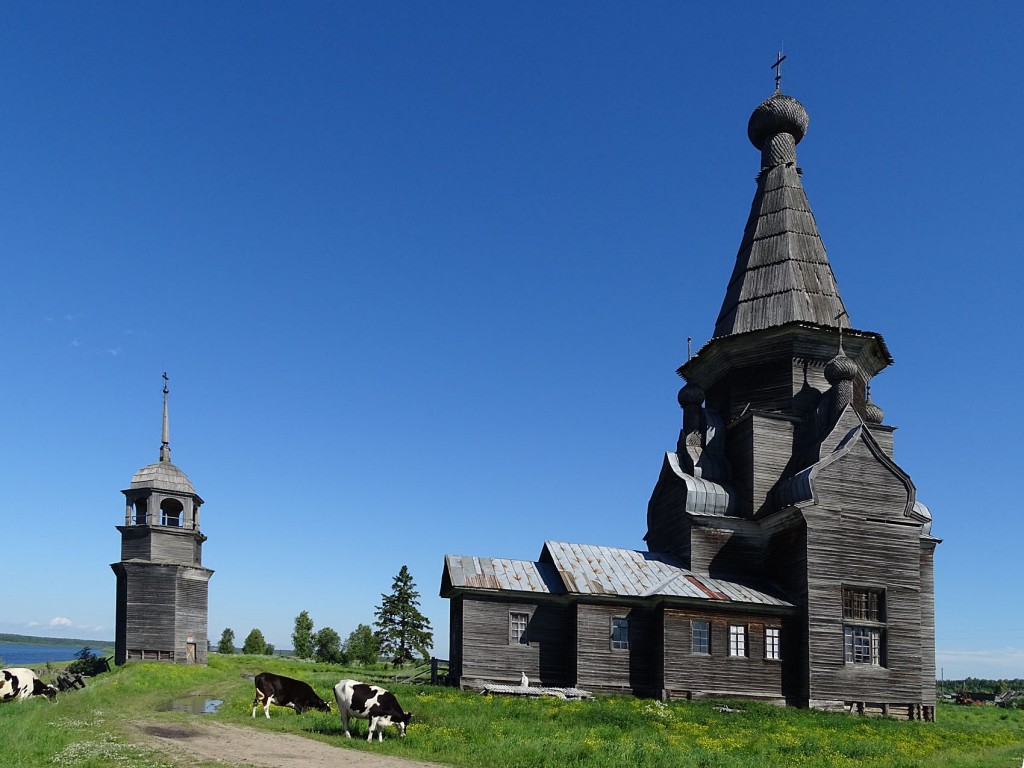 Церковь Вознесения Господня, Пияла (Онежский район, Архангельская область). фасады