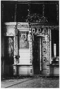 Церковь Вознесения Господня, Иконостас придела святых Флора и Лавра. Фото из монографии Т.М. Кольцовой "Иконы Северного Поонежья"<br>, Пияла, Онежский район, Архангельская область