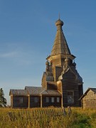 Церковь Вознесения Господня, вид с юга с максимальным удалением<br>, Пияла, Онежский район, Архангельская область