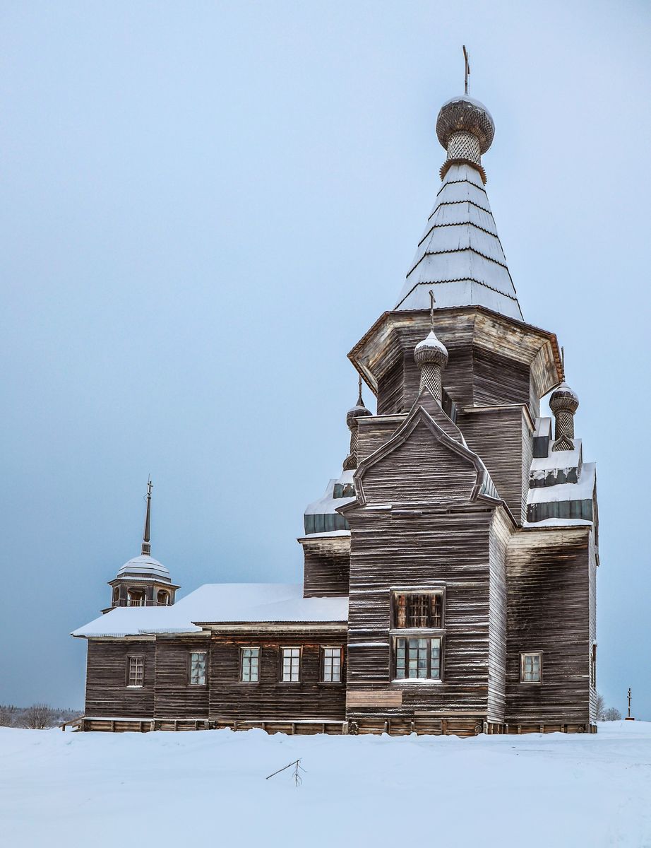 фасады. Церковь Вознесения Господня, Пияла (Онежский район, Архангельская область)