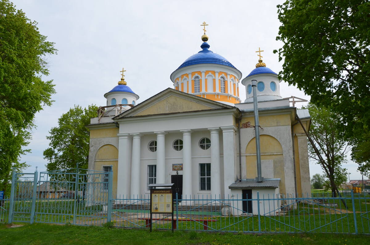 Церковь Рождества Пресвятой Богородицы, Малый Студенец (Сасовский район и г. Сасово, Рязанская область). фасады, Западный фасад