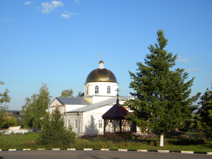 Церковь Николая Чудотворца, Мантурово (Мантуровский район, Курская область). общий вид в ландшафте