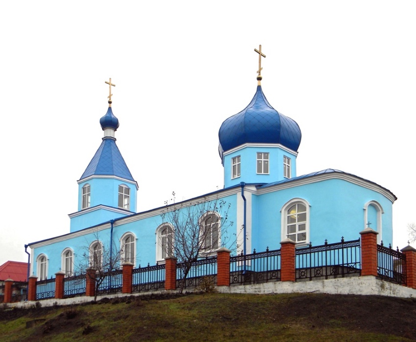 Церковь Успения Пресвятой Богородицы, Медвенка (Медвенский район, Курская область). общий вид в ландшафте, 51°25′09″сш 36°06′44″вд
