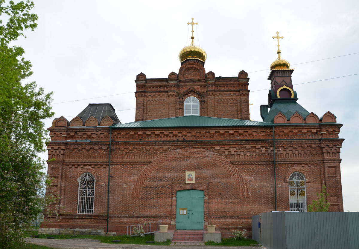 Церковь Преображения Господня, Усады (Сасовский район и г. Сасово, Рязанская область). фасады, Западный фасад