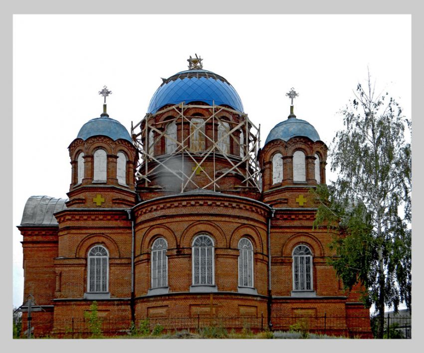 Любицкое. Церковь Покрова Пресвятой Богородицы. фасады