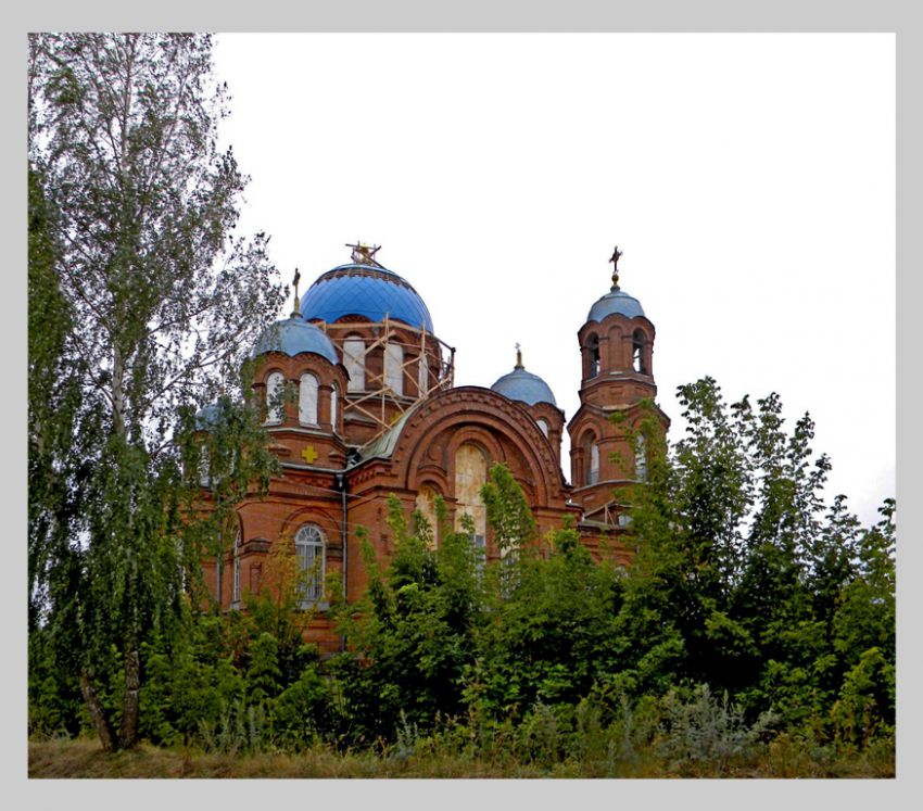 Любицкое. Церковь Покрова Пресвятой Богородицы. фасады