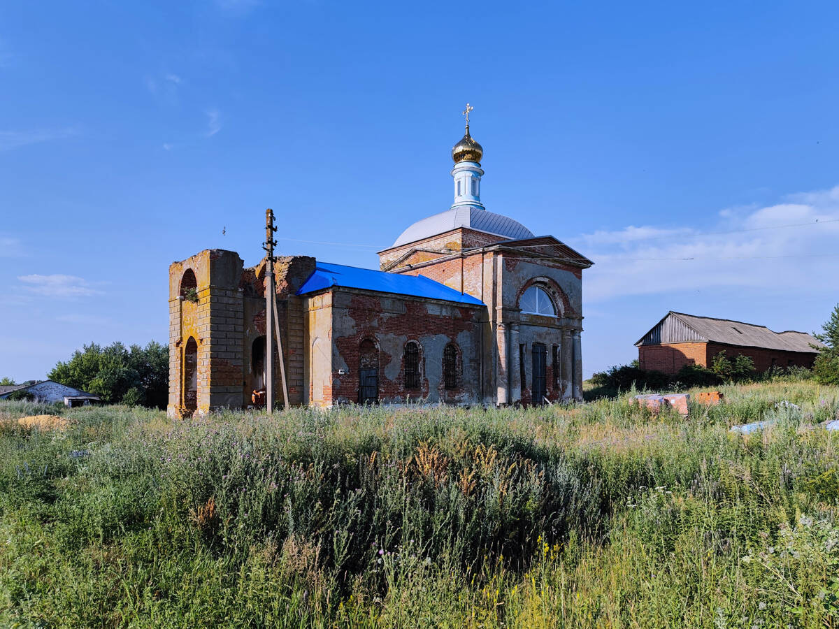 Церковь Михаила Архангела, Кутловы-Борки (Сараевский район, Рязанская область). документальные фотографии