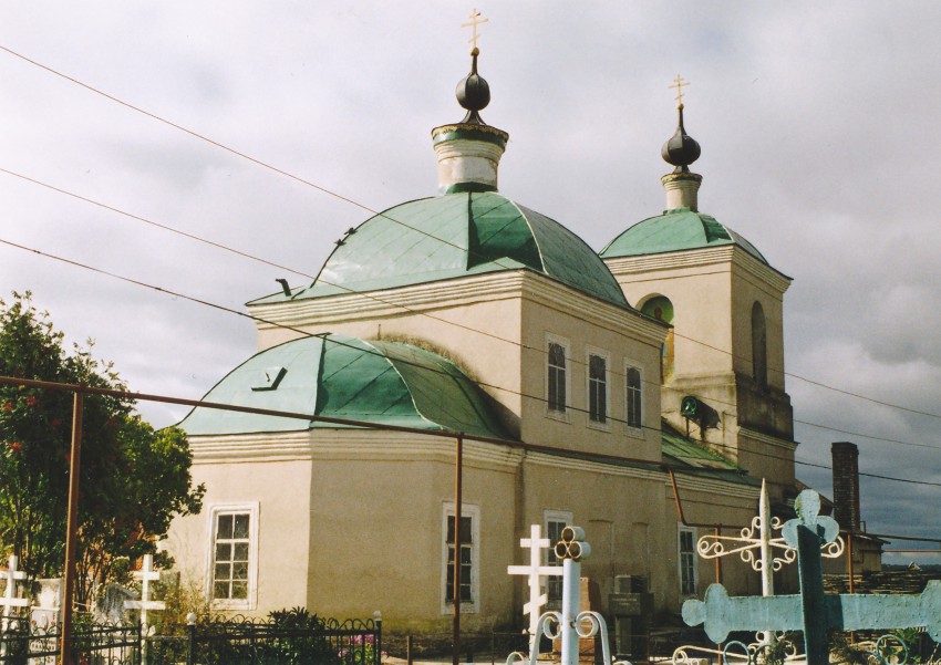Сапожок. Церковь Воздвижения Креста Господня (старая). фасады