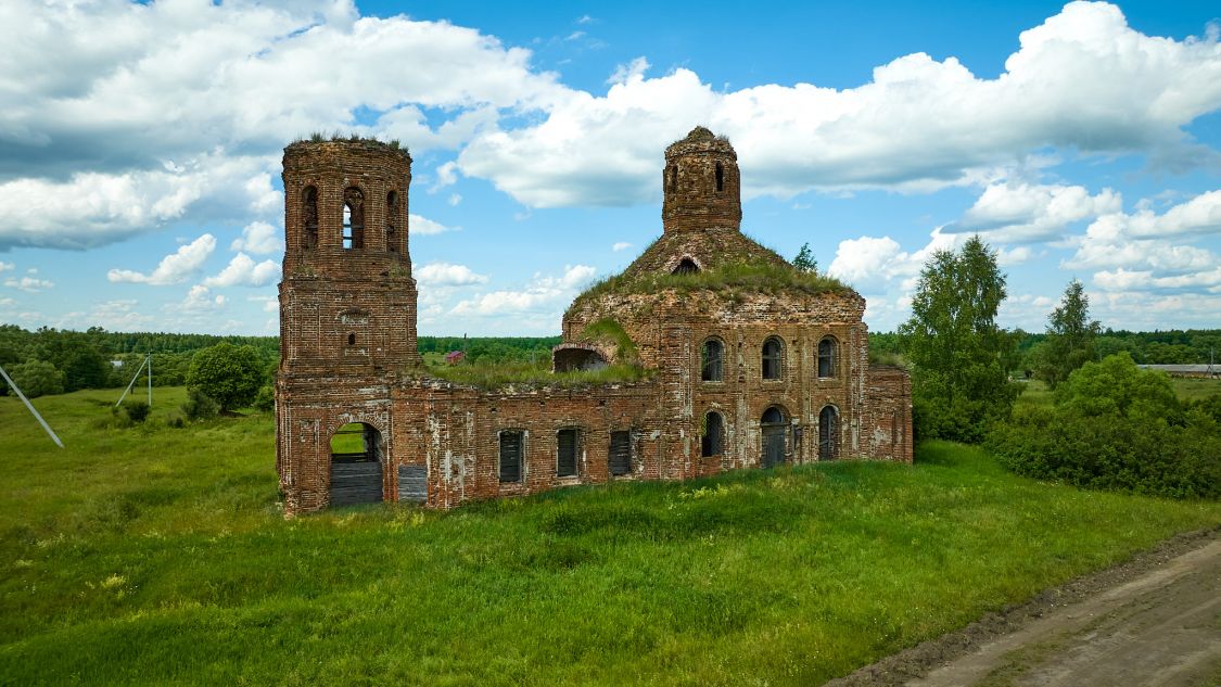 Смыково. Церковь Покрова Пресвятой Богородицы. фасады