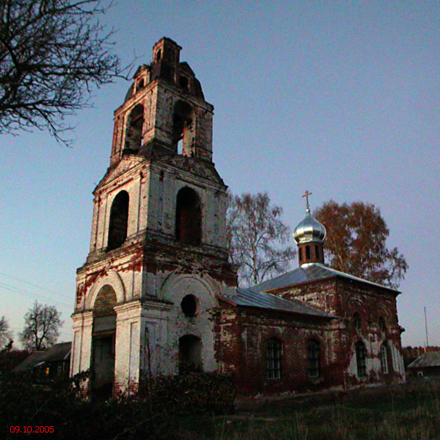 Колягино. Церковь Димитрия Солунского. фасады