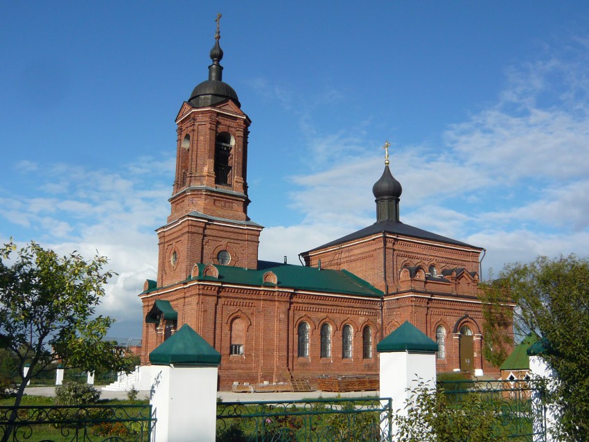 Михеи. Церковь Михаила Архангела. общий вид в ландшафте, Церковь Михаила Архангела