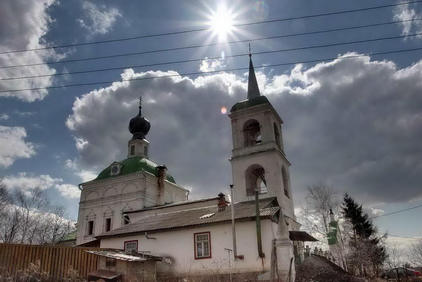 Церковь Успения Пресвятой Богородицы, Шубино (Домодедовский городской округ, Московская область). художественные фотографии