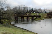 Церковь Антония и Феодосия Печерских в Бибирево, Общий вид в ландшафте<br>, Москва, Северо-Восточный административный округ (СВАО), г. Москва