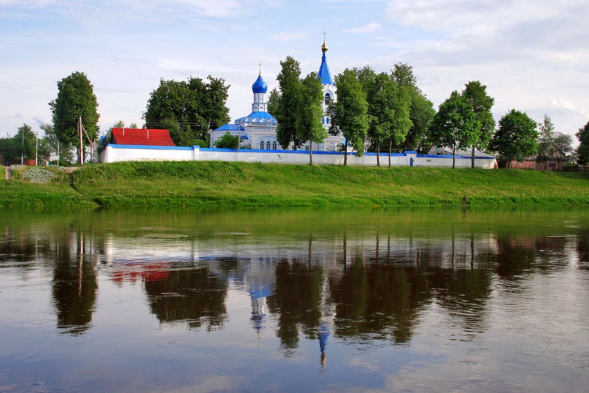 Успенский монастырь, Орша (Оршанский район, Беларусь, Витебская область). общий вид в ландшафте