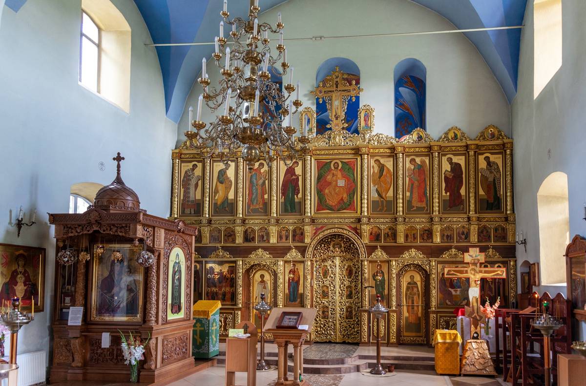 интерьер и убранство. Богоявленский Кутеинский мужской монастырь. Церковь Троицы Живоначальной, Орша (Оршанский район, Беларусь, Витебская область)