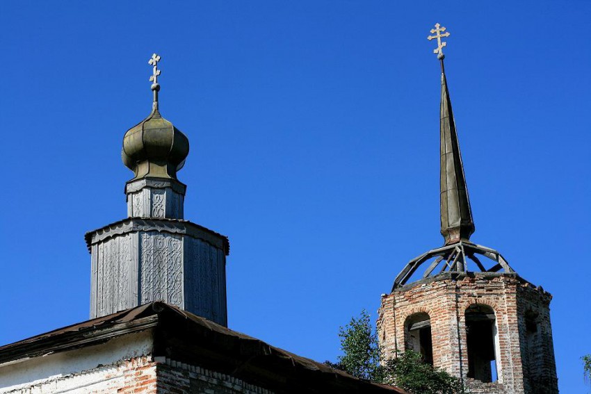 Церковь Спаса Нерукотворного Образа, Кольчуг (Чердынский район, Пермский край). архитектурные детали