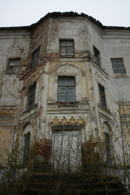 Короцкий Тихонов монастырь. Церковь Владимирской иконы Божией Матери, Короцко (Валдайский район, Новгородская область). архитектурные детали