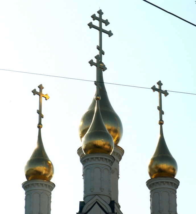 Церковь Собора Дивеевских святых при подворье Троицкого Серафимо Дивеевского монастыря, Мещанский (Центральный административный округ (ЦАО), г. Москва). архитектурные детали, купола храма