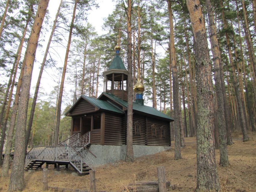 Церковь Макария Алтайского (Невского), Чемал (Чемальский район, Республика Алтай). фасады, Общий вид с северо-запада