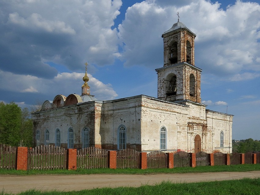 Ильинка. Церковь Казанской иконы Божией Матери. фасады