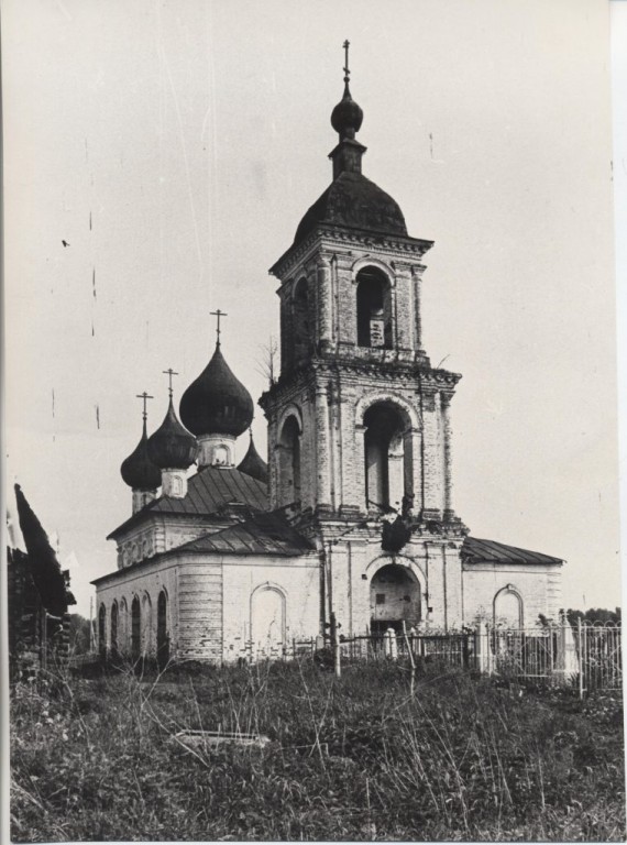 Церковь Вознесения Господня, Мыт (Верхнеландеховский район, Ивановская область). архивная фотография, Вид с северо-запада. Паспорт ОКН