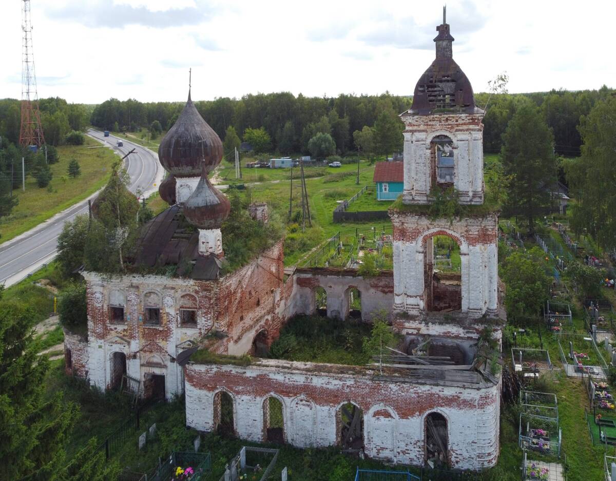 Церковь Вознесения Господня, Мыт (Верхнеландеховский район, Ивановская область). фасады