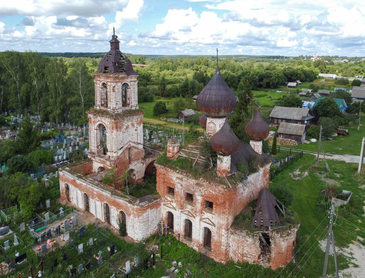 Церковь Вознесения Господня, Мыт (Верхнеландеховский район, Ивановская область). фасады