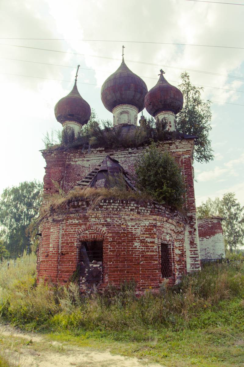 фасады. Церковь Вознесения Господня в Затаеховской слободе, Мыт (Верхнеландеховский район, Ивановская область)