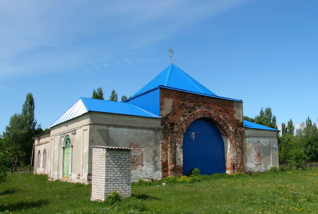Церковь Казанской иконы Божией Матери, Верхняя Маза (Верхнехавский район, Воронежская область). фасады