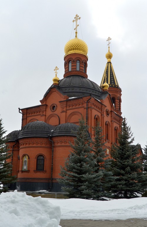 Новонадеждинский. Церковь Спаса Преображения. фасады