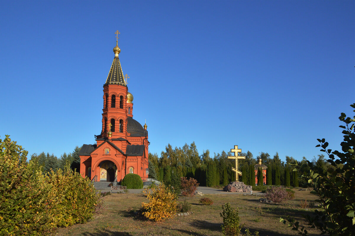 Церковь Преображения Господня, Новонадеждинский (Аннинский район, Воронежская область). общий вид в ландшафте, Общий вид на ландшафте